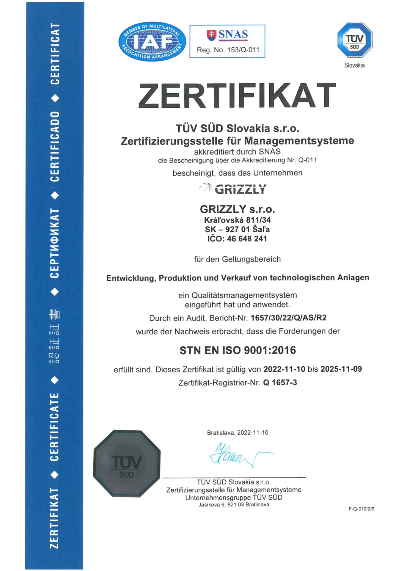 isolierung_zertifikat_ISO_9001_Grizzly